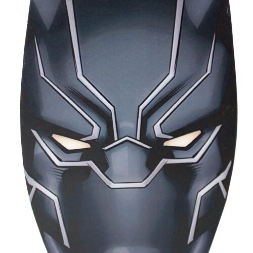 The Tin Box Company 748207-12 Black Panther Head Shape Tin Carry All